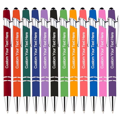 KOLOWKO Personalisierte Kugelschreiber mit individuellem Text, bis zu 1000 Stück, schreiben Sie Ihren Namen, Text, Nachricht 2 in 1 Stift für Unternehmen, Abschlussfeier, Jubiläumsfeier KOLOWKO Personalisierte Kugelschreiber mit individuellem Text, bis zu 1000 Stück, schreiben Sie Ihren Namen, Text, Nachricht 2 in 1 Stift für Unternehmen, Abschlussfeier, Jubiläumsfeier von KOLOWKO