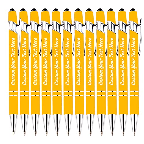 KOLOWKO Personalisierte Kugelschreiber mit individuellem Text, bis zu 1000 Stück, schreiben Sie Ihren Namen, Text, Nachricht 2 in 1 Stift für Unternehmen, Abschlussfeier, Jubiläumsfeier KOLOWKO Personalisierte Kugelschreiber mit individuellem Text, bis zu 1000 Stück, schreiben Sie Ihren Namen, Text, Nachricht 2 in 1 Stift für Unternehmen, Abschlussfeier, Jubiläumsfeier von KOLOWKO