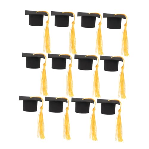 KOMBIUDA 12stücke Teiliges Abschlusskappen Cupcake-topper Mit Quasten Tortendeko Für Abschlussfeier Schulabschluss-party Praktische Und Stilvolle Dekoration Für Desserts KOMBIUDA 12stücke Teiliges Abschlusskappen Cupcake-topper Mit Quasten Tortendeko Für Abschlussfeier Schulabschluss-party Praktische Und Stilvolle Dekoration Für Desserts von KOMBIUDA