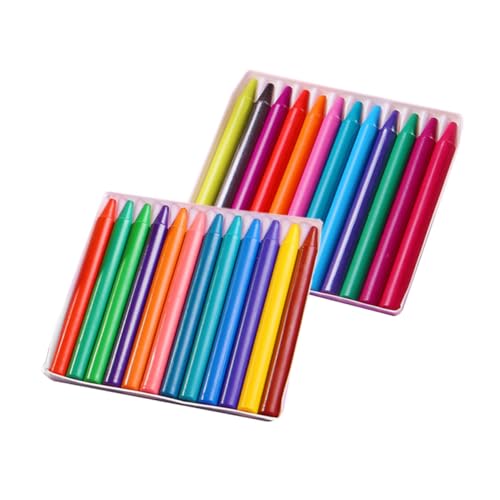 KOMBIUDA 1 Packung Farben Rund Wachsmalstifte für Waschbare Plastikfreie Ölkreide Kreative Schulmaterialien für Kunstprojekte Bastelutensilien für Kleine Künstler KOMBIUDA 1 Packung Farben Rund Wachsmalstifte für Waschbare Plastikfreie Ölkreide Kreative Schulmaterialien für Kunstprojekte Bastelutensilien für Kleine Künstler von KOMBIUDA