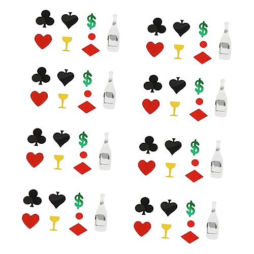 KOMBIUDA Poker-Konfetti Las Vegas-Thema dekoratives Partyzubehör für die Pokernacht KOMBIUDA Poker-Konfetti Las Vegas-Thema dekoratives Partyzubehör für die Pokernacht von KOMBIUDA