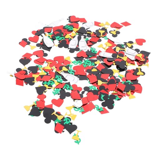 KOMBIUDA Entzückendes Poker-thema Plastik-konfetti Dekoratives Party-zubehör Für Die Esstischdekoration KOMBIUDA Entzückendes Poker-thema Plastik-konfetti Dekoratives Party-zubehör Für Die Esstischdekoration von KOMBIUDA