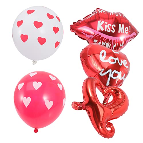 KOMBIUDA 1 Satz Ballonanzug Valentinstag Herzballons Liebe Folienballon Gänseblümchen-Ballon Party Dekoration hochzeitsdeko wedding day Valentinstag-Ballons Hochzeitsballons Aluminiumfolie KOMBIUDA 1 Satz Ballonanzug Valentinstag Herzballons Liebe Folienballon Gänseblümchen-Ballon Party Dekoration hochzeitsdeko wedding day Valentinstag-Ballons Hochzeitsballons Aluminiumfolie von KOMBIUDA