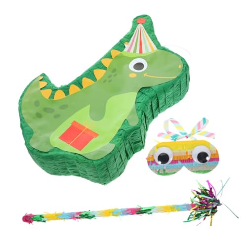 KOMBIUDA Partydekoration 1 Satz Dinosaurier-Pinata süßigkeiten Spielzeuge Pinata-Augenbinde Pinata-Spielzeug Geburtstag Piñata Karikatur einstellen Karton Spiel Requisiten Kind Papier von KOMBIUDA