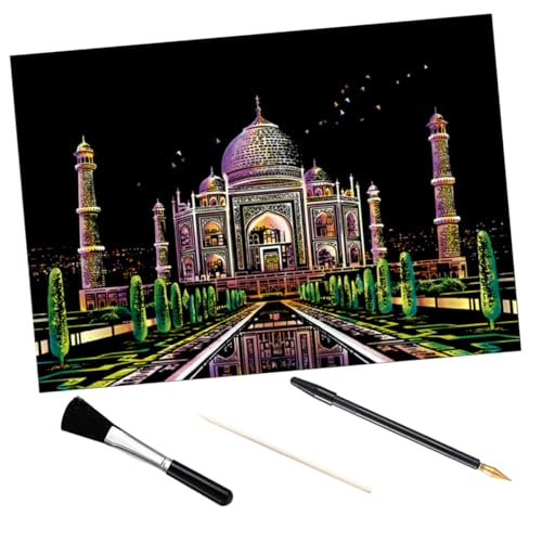 KOMBIUDA 1 Satz Kratzpapiere für kratzbilder bastelset bastelkasten gold stift gold pen schulmalfarbe werkzeug Kratzmalerei Notizen abkratzen Zeichenpapier kratzen Bambus Black KOMBIUDA 1 Satz Kratzpapiere für kratzbilder bastelset bastelkasten gold stift gold pen schulmalfarbe werkzeug Kratzmalerei Notizen abkratzen Zeichenpapier kratzen Bambus Black von KOMBIUDA