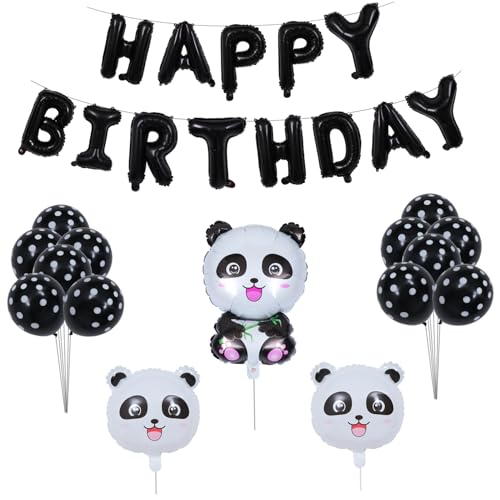 KOMBIUDA 1 Satz Panda -ballon -set Dekoration Für Kindergeburtstage Panda-ballon Ballon Zum Thema Panda Dekorative Luftballons Panda- Geburtstagsfeier Dekoration Aluminiumfolie KOMBIUDA 1 Satz Panda -ballon -set Dekoration Für Kindergeburtstage Panda-ballon Ballon Zum Thema Panda Dekorative Luftballons Panda- Geburtstagsfeier Dekoration Aluminiumfolie von KOMBIUDA