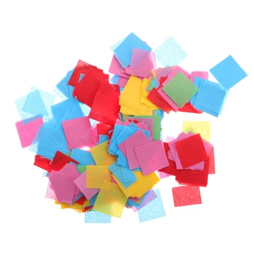 KOMBIUDA 1 Satz Papier Konfetti für Dekoration Farbige Quadratische Papierstücke für Geburtstagsfeiern Hochzeiten und Kreative Bastelprojekte Langlebig Handhabung KOMBIUDA 1 Satz Papier Konfetti für Dekoration Farbige Quadratische Papierstücke für Geburtstagsfeiern Hochzeiten und Kreative Bastelprojekte Langlebig Handhabung von KOMBIUDA