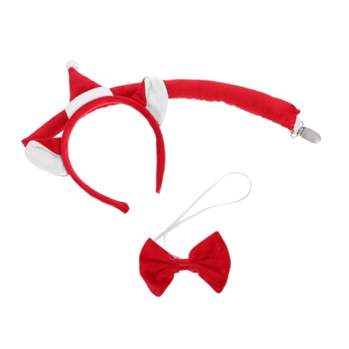 KOMBIUDA 1 Satz Weihnachtskatze Haarband Katze Cosplay Stirnband Plüsch-Katzen-Stirnband Festliche Kopfbedeckung Lustige Weihnachtsdekoration Weihnachtshaarband Katzenohren Stoff KOMBIUDA 1 Satz Weihnachtskatze Haarband Katze Cosplay Stirnband Plüsch-Katzen-Stirnband Festliche Kopfbedeckung Lustige Weihnachtsdekoration Weihnachtshaarband Katzenohren Stoff von KOMBIUDA