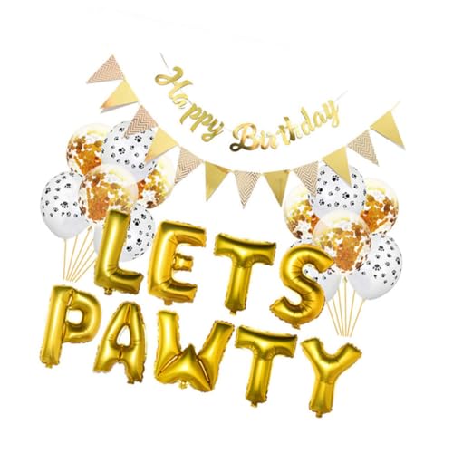 KOMBIUDA Haustier Party Luftballons Geburtstagsdeko Tiere Party Zubehör Für Haustierfeiern Dekoration Für Hunde Geburtstage Ballon Satz Für Zuhause KOMBIUDA Haustier Party Luftballons Geburtstagsdeko Tiere Party Zubehör Für Haustierfeiern Dekoration Für Hunde Geburtstage Ballon Satz Für Zuhause von KOMBIUDA