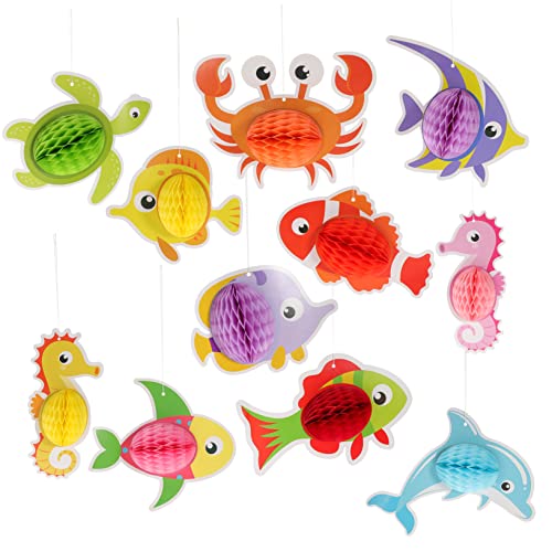 KOMBIUDA 1 Set Geburtstagsparty Waben-mittelstücke Marine Tiere Jungen Und Mädchen Geburtstag Ornamente Tischdekoration KOMBIUDA 1 Set Geburtstagsparty Waben-mittelstücke Marine Tiere Jungen Und Mädchen Geburtstag Ornamente Tischdekoration von KOMBIUDA