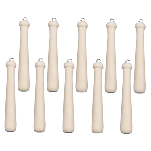 KOMBIUDA Mini-baseballschläger Anhänger Aus Holz 10 Stück Schlüsselanhänger Mini-bats Für Bastelarbeiten Und Diy-projekte KOMBIUDA Mini-baseballschläger Anhänger Aus Holz 10 Stück Schlüsselanhänger Mini-bats Für Bastelarbeiten Und Diy-projekte von KOMBIUDA