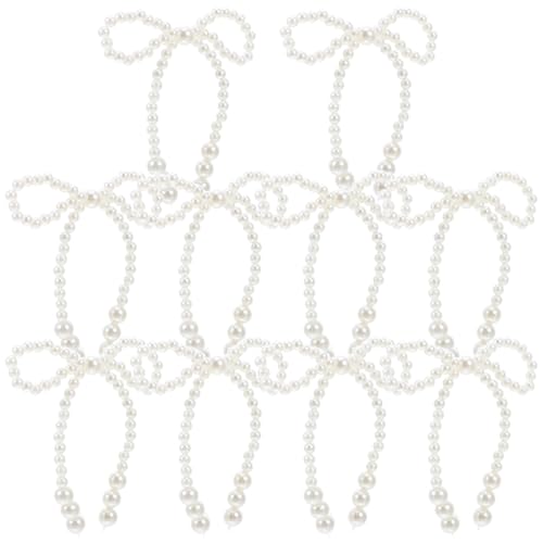 KOMBIUDA 10 Stück Imitation Perlen Bow Knot Toppers für Hochzeit Geburtstag und Party Blumenverpackungs Dekorationen Weiß KOMBIUDA 10 Stück Imitation Perlen Bow Knot Toppers für Hochzeit Geburtstag und Party Blumenverpackungs Dekorationen Weiß von KOMBIUDA