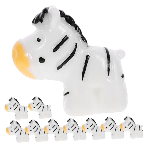 KOMBIUDA 10 Stück Mini-Zebra-Ornament Schöne Tischdekoration Aus Harzmaterial Für Sukkulenten-Dekoration KOMBIUDA 10 Stück Mini-Zebra-Ornament Schöne Tischdekoration Aus Harzmaterial Für Sukkulenten-Dekoration von KOMBIUDA