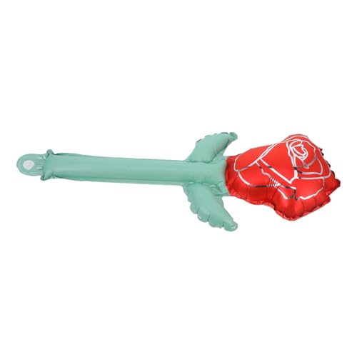 KOMBIUDA 10 Stück Rosenballon Party Dekoration Hi Hoch Umwerben Groß Erste Bunt Luftballons Dekorativer Ballon Zum Valentinstag Liebe Designballons Dekorativer Luftballon Rot Aluminiumfolie von KOMBIUDA