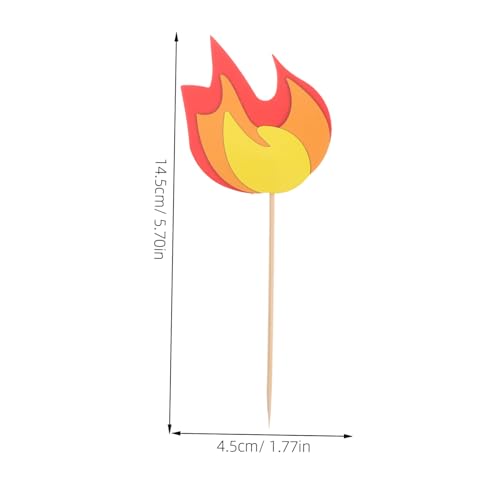 KOMBIUDA 10 Stück Teiliges Feuerwehrauto Cupcake Toppers Detailreiche Feuerwehrmänner Kuchen Dekoration Vielseitig für Geburtstags Themenpartys Kinderfreundliches Design Auffällige von KOMBIUDA