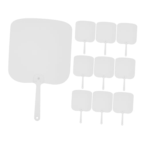 KOMBIUDA 10 Stück Teiliges Set DIY Sublimations Fans für Kirchenpartys Handventilatoren aus Pet Blanko für Kreative Gestaltung für Hochzeiten und Feiern KOMBIUDA 10 Stück Teiliges Set DIY Sublimations Fans für Kirchenpartys Handventilatoren aus Pet Blanko für Kreative Gestaltung für Hochzeiten und Feiern von KOMBIUDA