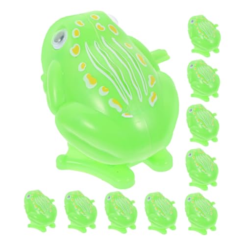 KOMBIUDA 10 Stück Wind Up Froschspielzeug für Retro Kunststoff Aufziehspielzeug Springende Tiere für Geburtstagsfeiern Mitgebsel und Outdoor Indoor Spielspaß KOMBIUDA 10 Stück Wind Up Froschspielzeug für Retro Kunststoff Aufziehspielzeug Springende Tiere für Geburtstagsfeiern Mitgebsel und Outdoor Indoor Spielspaß von KOMBIUDA