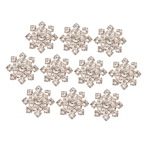 KOMBIUDA Ornament-Strass-Set 10-teilig Roségold-Legierung Schmuckzubehör Verzierungen Für Schmuck Und Dekoration KOMBIUDA Ornament-Strass-Set 10-teilig Roségold-Legierung Schmuckzubehör Verzierungen Für Schmuck Und Dekoration von KOMBIUDA