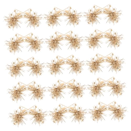 KOMBIUDA 100 Stück Glitter Toppers Party Kuchenstecker mit Funkelndem Lametta für Geburtstags Weihnachtsfeiern Einfache Anwendung Vielseitig für Desserts Elegante Cake Inserts von KOMBIUDA