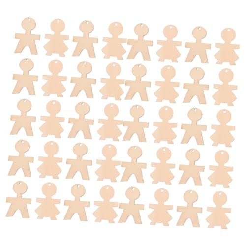 KOMBIUDA 100 Stück Holzfiguren Boy Girl Cutouts aus Robustem Holz Blanke DIY Bastelstücke Vielseitig für Kinderzimmer Dekor Malprojekte und Schulbedarf Kreative Holzscheiben Jungen Mädchen KOMBIUDA 100 Stück Holzfiguren Boy Girl Cutouts aus Robustem Holz Blanke DIY Bastelstücke Vielseitig für Kinderzimmer Dekor Malprojekte und Schulbedarf Kreative Holzscheiben Jungen Mädchen von KOMBIUDA