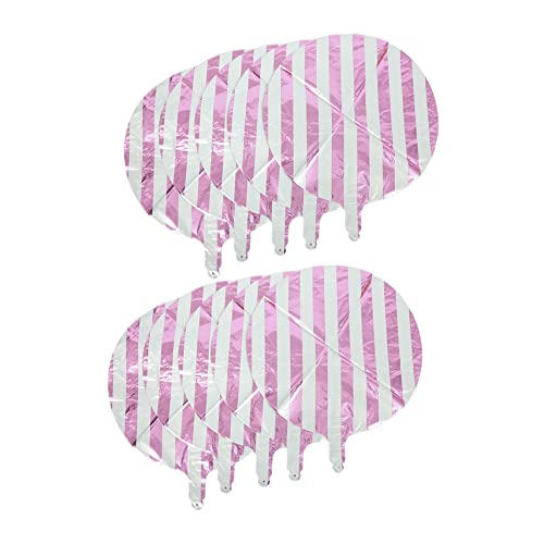 KOMBIUDA 10St runder gestreifter Ballon Geburtstagsfeier Folienballon Zahlenballons Karneval weihnachtsdeko dekoration weihnachten gestreifter Aluminiumfolienballon Party Folienballon Rosa KOMBIUDA 10St runder gestreifter Ballon Geburtstagsfeier Folienballon Zahlenballons Karneval weihnachtsdeko dekoration weihnachten gestreifter Aluminiumfolienballon Party Folienballon Rosa von KOMBIUDA