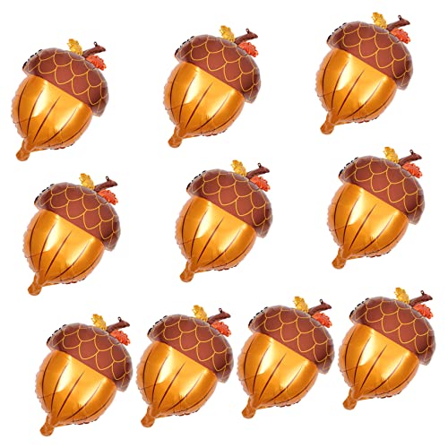 KOMBIUDA 10pcs Design Thanksgiving Orange Luftballons Kiefer Aluminium Folie Hause KOMBIUDA 10pcs Design Thanksgiving Orange Luftballons Kiefer Aluminium Folie Hause von KOMBIUDA