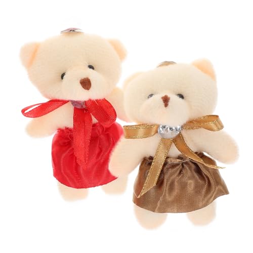 KOMBIUDA 10st Bärenpuppe Partydekorationen Hase Plüsch Tragen Mini Gefüllt Für Neugeborene Stichspielzeug -Rentier Baumschmuck Kuscheltiere Für Black Pp Baumwolle KOMBIUDA 10st Bärenpuppe Partydekorationen Hase Plüsch Tragen Mini Gefüllt Für Neugeborene Stichspielzeug -Rentier Baumschmuck Kuscheltiere Für Black Pp Baumwolle von KOMBIUDA
