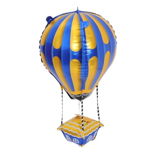KOMBIUDA Wiederverwendbare 10 Stück Heißluftballon-Dekorationen aus Aluminiumfolie für Geburtstagsparty-Luftballons Hochzeitsmittelstücke Partydekorationen KOMBIUDA Wiederverwendbare 10 Stück Heißluftballon-Dekorationen aus Aluminiumfolie für Geburtstagsparty-Luftballons Hochzeitsmittelstücke Partydekorationen von KOMBIUDA