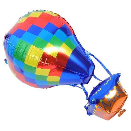 KOMBIUDA Romantische Tischballondekoration 10 Stück Heißluftballon-förmige Folienballons Für Das Partythema „weltreise“ KOMBIUDA Romantische Tischballondekoration 10 Stück Heißluftballon-förmige Folienballons Für Das Partythema „weltreise“ von KOMBIUDA