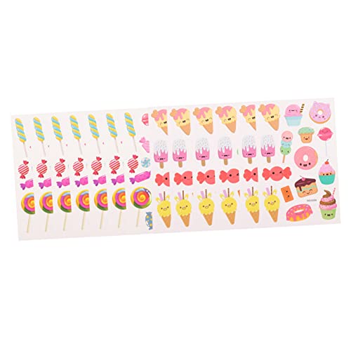 KOMBIUDA 12 Blatt Aufkleber Party mitgebsel kinderparty mitgebsel Partyzubehör Festival Sticker stickern Stickers Stickers für Dessertpartys Partygeschenke Plastik von KOMBIUDA