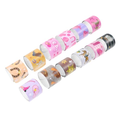 KOMBIUDA 12 Stück Armbandspielzeug Urlaubsklatscharmbänder -Slap-Armbänder Schlagarmbänder Masse Ohrfeigenarmbänder zur Dekoration PVC Colorful KOMBIUDA 12 Stück Armbandspielzeug Urlaubsklatscharmbänder -Slap-Armbänder Schlagarmbänder Masse Ohrfeigenarmbänder zur Dekoration PVC Colorful von KOMBIUDA