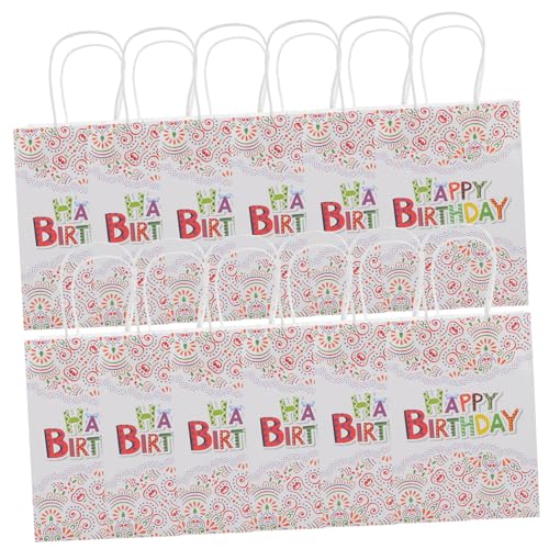 KOMBIUDA 12 Stück Geschenktasche Cartoon-geburtstagsgeschenktüten Geschenkbehälter Süßigkeitentüten Für Partys Süßigkeitenbeutel Party Bevorzugt Taschen Party-geschenktüte Papier KOMBIUDA 12 Stück Geschenktasche Cartoon-geburtstagsgeschenktüten Geschenkbehälter Süßigkeitentüten Für Partys Süßigkeitenbeutel Party Bevorzugt Taschen Party-geschenktüte Papier von KOMBIUDA