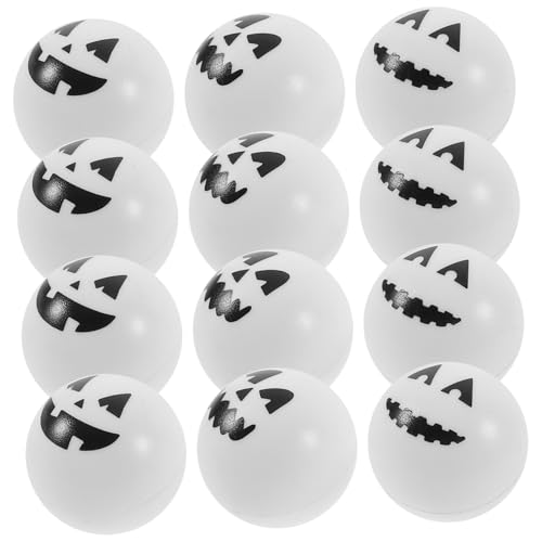 KOMBIUDA 12 Stück Halloween-Hohlkugel The Hallow Halloween mitgebsel Halloween Halloween Toys Schläger gummiartig Spiel deko Sammeln Kleiner Kugel-Requisiten kleine Plastikkugel Weiß KOMBIUDA 12 Stück Halloween-Hohlkugel The Hallow Halloween mitgebsel Halloween Halloween Toys Schläger gummiartig Spiel deko Sammeln Kleiner Kugel-Requisiten kleine Plastikkugel Weiß von KOMBIUDA