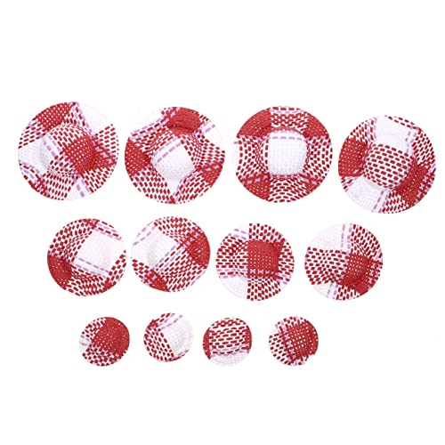 KOMBIUDA 12 Stück Mini-hüte Gestreifter Puppenhut Sonnenhut Puppen-DIY-zubehör Leicht Und Langlebig KOMBIUDA 12 Stück Mini-hüte Gestreifter Puppenhut Sonnenhut Puppen-DIY-zubehör Leicht Und Langlebig von KOMBIUDA