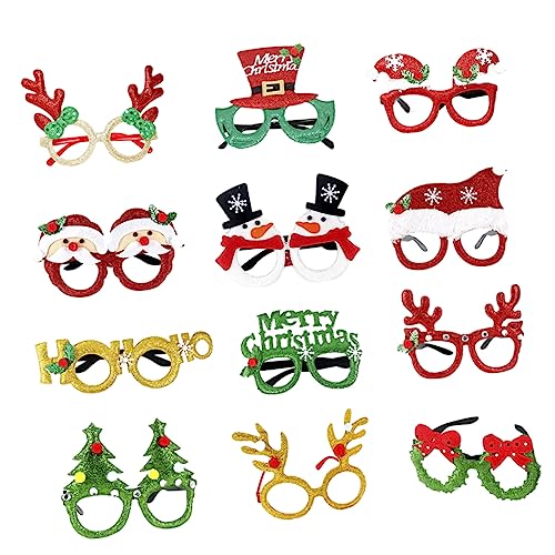 KOMBIUDA 12 Stück Schneemann-brillen Weihnachts-deko-brillen Foto-requisiten-brillen Lustige Brillen Für Party KOMBIUDA 12 Stück Schneemann-brillen Weihnachts-deko-brillen Foto-requisiten-brillen Lustige Brillen Für Party von KOMBIUDA