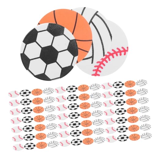 KOMBIUDA 120stücke Aufkleber Selbstklebende Basketball Volleyball Fußball Und Baseball Sticker Für Sportevents Bastelprojekte Und Partydekorationen KOMBIUDA 120stücke Aufkleber Selbstklebende Basketball Volleyball Fußball Und Baseball Sticker Für Sportevents Bastelprojekte Und Partydekorationen von KOMBIUDA