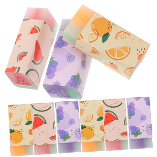 KOMBIUDA 12Stücke Radiergummis Für Süße Fruchtige Designs Wie Wassermelone Und Sicheres Material Für Schulbedarf Und Mitgebsel Für Kleine Künstler von KOMBIUDA