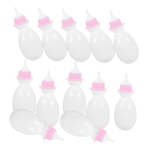KOMBIUDA Zubehör Für Rollenspiele 12 Stück Miniatur-babyflaschen-Ornamente Babyparty Mini-babyflasche Aus Kunststoff KOMBIUDA Zubehör Für Rollenspiele 12 Stück Miniatur-babyflaschen-Ornamente Babyparty Mini-babyflasche Aus Kunststoff von KOMBIUDA