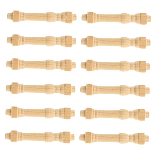 KOMBIUDA 12st Geländerpfosten Pole Miniatur Tür Stange Erweiterbar Winziges Zuhause Vorhangschiene Biegbar Vorhanghaken Für Pavillons Automatisch Kreisförmig Deckenschienenvorhang Holz KOMBIUDA 12st Geländerpfosten Pole Miniatur Tür Stange Erweiterbar Winziges Zuhause Vorhangschiene Biegbar Vorhanghaken Für Pavillons Automatisch Kreisförmig Deckenschienenvorhang Holz von KOMBIUDA