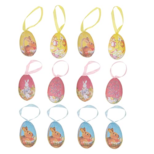 KOMBIUDA 12st Ostereier Osterdeko Ideen Halter Für Gekochte Eier Osterspielzeug Spielzeugeier Osterdekoration Partydekorationen Osterparty Eier Dekorieren Füllbare Eier Ei-anhänger Konfetti KOMBIUDA 12st Ostereier Osterdeko Ideen Halter Für Gekochte Eier Osterspielzeug Spielzeugeier Osterdekoration Partydekorationen Osterparty Eier Dekorieren Füllbare Eier Ei-anhänger Konfetti von KOMBIUDA