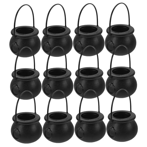 KOMBIUDA Mini-Kessel aus Kunststoff Mini-Kesseltöpfe Halloween-Dekorationen Prime Hexenhut-Spielzeug Mini-Kesselschale Halloween-Kesselschale KOMBIUDA Mini-Kessel aus Kunststoff Mini-Kesseltöpfe Halloween-Dekorationen Prime Hexenhut-Spielzeug Mini-Kesselschale Halloween-Kesselschale von KOMBIUDA