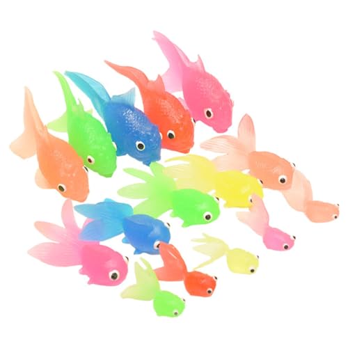 KOMBIUDA 15 Stück Dekorative Goldfischfiguren Halbtransparente TPR Fische für Aquarium und Tischdekoration Lustige Spielzeuge für Kreative Wohnaccessoires Zufällige Farbe KOMBIUDA 15 Stück Dekorative Goldfischfiguren Halbtransparente TPR Fische für Aquarium und Tischdekoration Lustige Spielzeuge für Kreative Wohnaccessoires Zufällige Farbe von KOMBIUDA