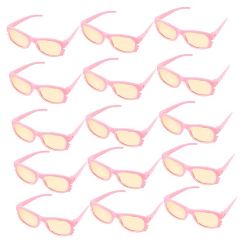 KOMBIUDA 16 Stück Teiliges Puppen Sonnenbrillen aus Robustem Kunststoff Mini Brillen für Puppendekoration und DIY Bastelarbeiten Leicht Stylisch für Puppenaccessoires KOMBIUDA 16 Stück Teiliges Puppen Sonnenbrillen aus Robustem Kunststoff Mini Brillen für Puppendekoration und DIY Bastelarbeiten Leicht Stylisch für Puppenaccessoires von KOMBIUDA