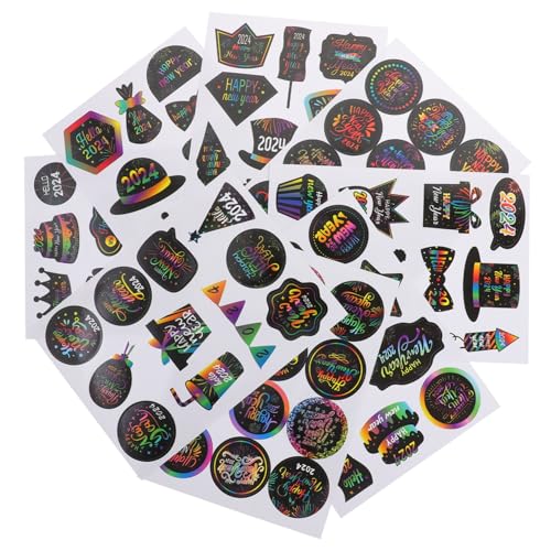 KOMBIUDA 16stücke Neujahr Aufkleber Journaling Sticker Für Scrapbooking Geburtstagsfeiern Und Fotoalben Dekorative Decals Für Kalender Und Tagebuchgestaltung KOMBIUDA 16stücke Neujahr Aufkleber Journaling Sticker Für Scrapbooking Geburtstagsfeiern Und Fotoalben Dekorative Decals Für Kalender Und Tagebuchgestaltung von KOMBIUDA