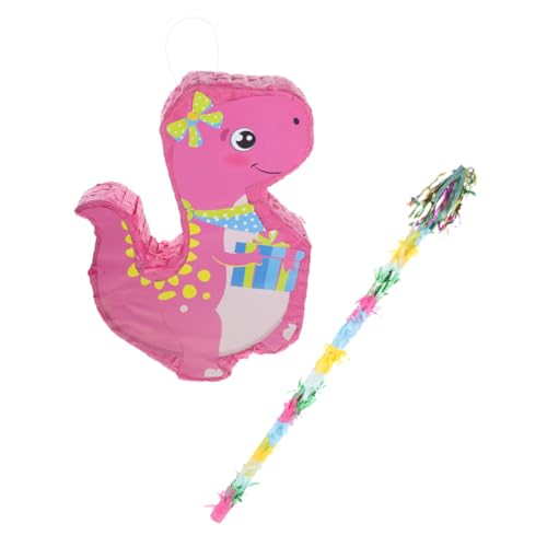 KOMBIUDA Dinosaurier-piñata Für Partys Mit Quastenstab Partyzubehör Spielzeug Dekorative Piñata von KOMBIUDA
