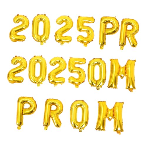 KOMBIUDA 2 Sätze Abschluss Ballon Grad Ballons Abschlussfeier Dekoration Abschluss Liefert Abschlussdekorationen Festlicher Ballon Grad Folienballon Abschlussballons Golden Aluminiumfolie von KOMBIUDA