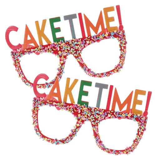 KOMBIUDA 2 Stück Brillenkuchen Gläser spaß licht an das fest glässer Lustig amis alles zum geburtstag brille Geburtstagsbrille Requisiten Geburtstagsversorgung kreative Brillen Stk rot KOMBIUDA 2 Stück Brillenkuchen Gläser spaß licht an das fest glässer Lustig amis alles zum geburtstag brille Geburtstagsbrille Requisiten Geburtstagsversorgung kreative Brillen Stk rot von KOMBIUDA
