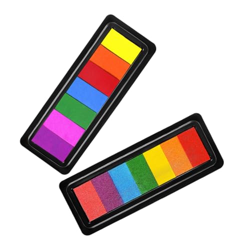 KOMBIUDA 2 Stück DIY Stempelkissen für Waschbare und Sichere Fingerfarben für Kreatives Malen Scrapbooking und Kartenherstellung Vielseitige Verwendung Farben Insgesamt KOMBIUDA 2 Stück DIY Stempelkissen für Waschbare und Sichere Fingerfarben für Kreatives Malen Scrapbooking und Kartenherstellung Vielseitige Verwendung Farben Insgesamt von KOMBIUDA