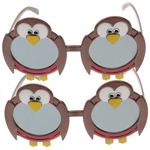 KOMBIUDA 2 Stück Eulenbrille Lustige Tier Sonnenbrillen für Party Gastgeschenke Zubehör für Cosplay und Feierlichkeiten KOMBIUDA 2 Stück Eulenbrille Lustige Tier Sonnenbrillen für Party Gastgeschenke Zubehör für Cosplay und Feierlichkeiten von KOMBIUDA