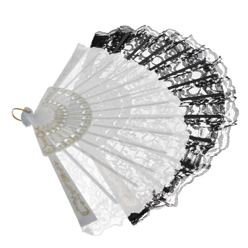 KOMBIUDA 2 Stück Faltfächer Spitzenfächer Chinesischer Stil Eleganter Handfächer Dekorativ für Tanz Hochzeit Foto Requisiten Klassisch Elegant von KOMBIUDA